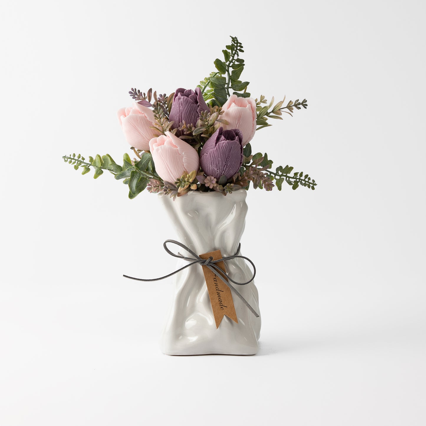 Soap Flower Arrangement in Vase – Timeless Beauty That Lasts