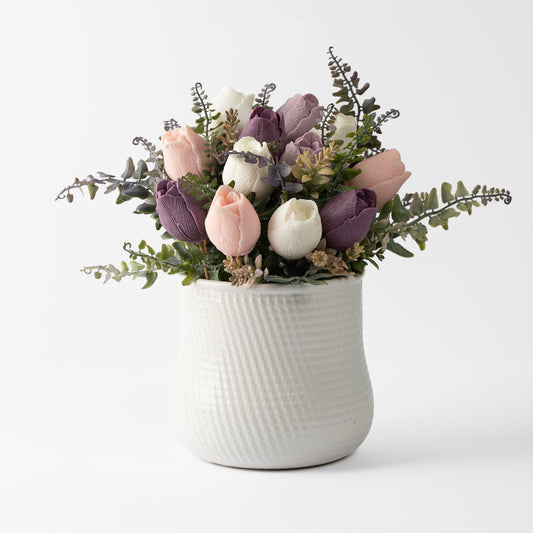 Elegant Harmony Tulip Arrangement